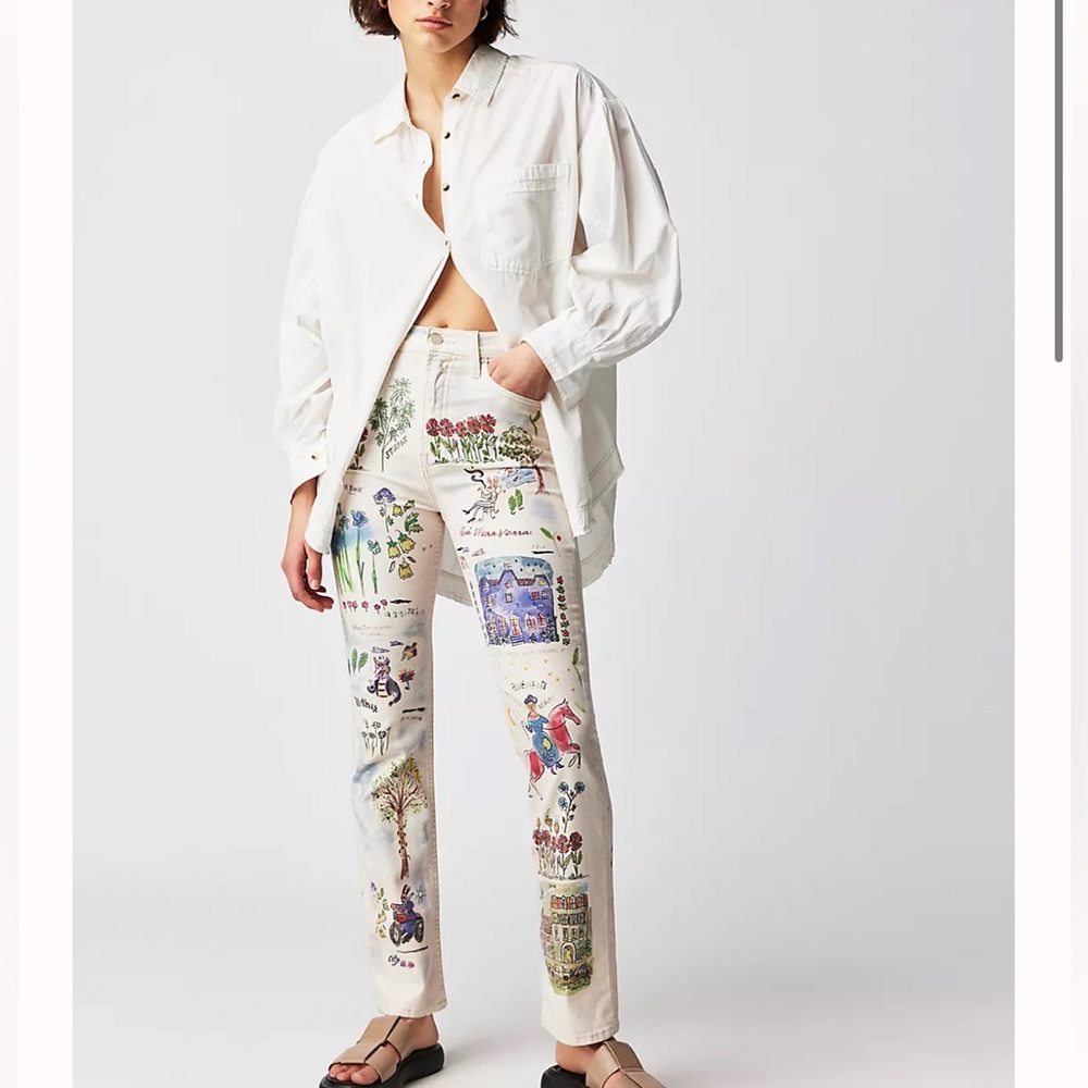 MOTHER jeans limited edition- moto bunny